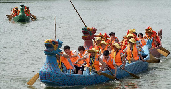 People across China celebrate Dragon Boat Festival