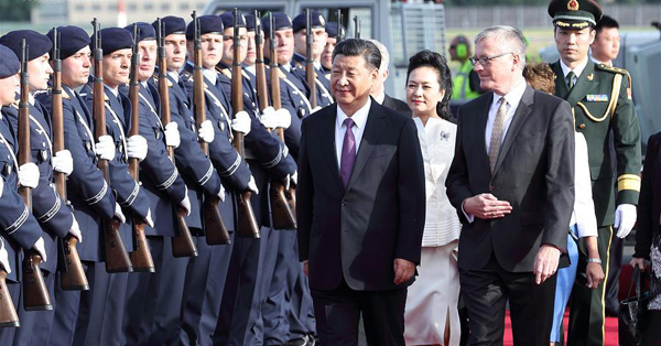 Xi arrives in Germany for state visit
