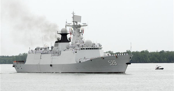 Chinese naval fleet visits Malaysia