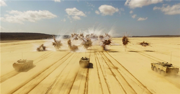 PLA base in Djibouti conducts live-fire exercises