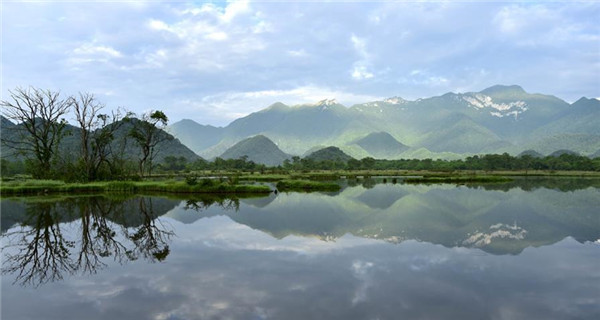 Scenery of Dajiu Lake in Shennongjia, central China