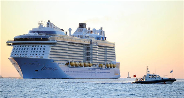 Tianjin welcomes its biggest visiting cruise ship Ovation of the Seas 