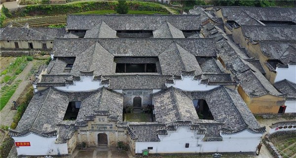 Ancient dwellings of Hakka people in E China