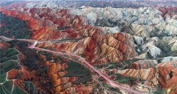 Danxia landform: a painting of the land