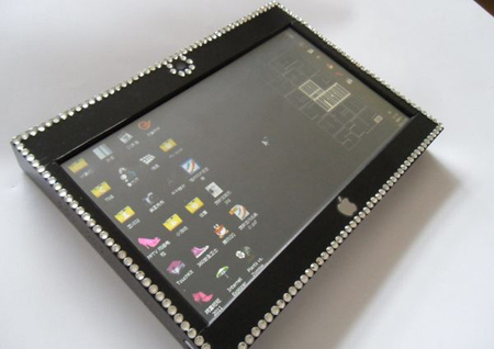 The tablet PC made by Wei Xinlong for his girlfriend