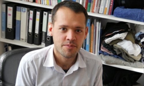 Foreign student at Peking University David Shallcross studied in Chinese. Photo: Courtesy of David Shallcross