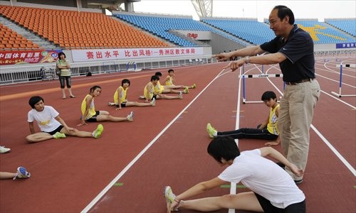 Hurdlers are trained at a young age. Photo: CFP