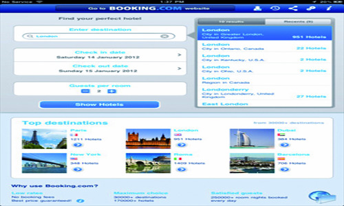 Booking hotels has never been easier. [Photo: Booking.com]