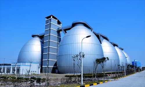 Equipped with advanced sewage treatment technology, the Bailonggang Sewage Treatment Plant is the largest of its kind in Asia. Photo: Cai Xianmin/GTMost 
