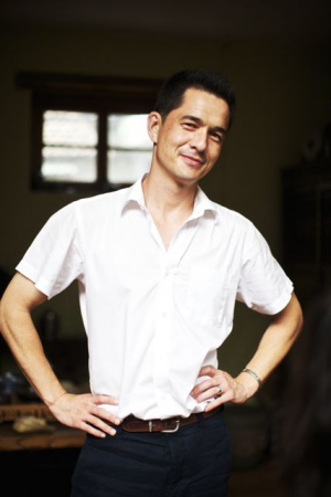 TCM practitioner Alex Tan at his Straight Bamboo clinic at the Hutong in Beixinqiao, Beijing. [Photo: courtesy of Alex Tan]