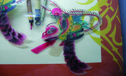 A shadow puppet of the Monkey King [Photo: Wang Shutong/GT]
