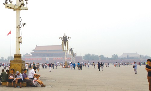 Tiananmen Square on Tuesday. The square and another 23 landmarks have been newly included in the citys UNESCO World Heritage application. [Photo: Guo Yingguang/GT]