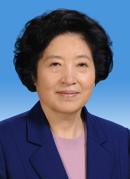 Sun Chunlan is elected as member of the Political Bureau of the 18th Communist Party of China (CPC) Central Committee on Nov. 15, 2012. (Xinhua)