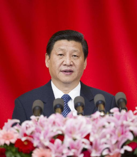 Xi Jinping, general secretary of the Communist Party of China (CPC) Central Committee and chairman of the CPC Central Military Commission (CMC), speaks at a congress marking the 30th anniversary of the Constitution's implementation in Beijing, capital of China, Dec. 4, 2012. (Xinhua/Huang Jingwen)
