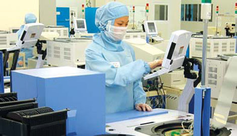 SMIC's integrated circuit production facility in Zhongguancun. Provided to China Daily