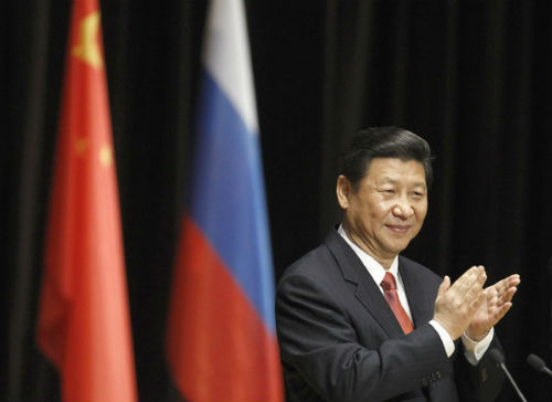 President Xi makes his first overseas speech on policies in Moscow. [Photo/Agencies]
