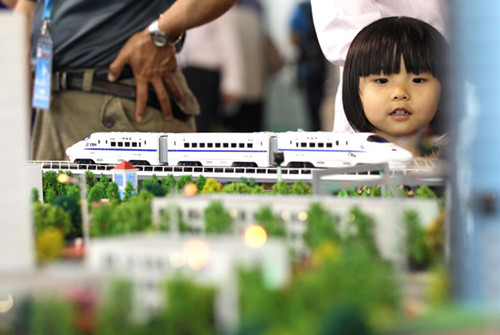 High-speed trains represent one of China's achievements in climbing the global tech ladder in recent years. Photo by Zhang Wei / China Daily
