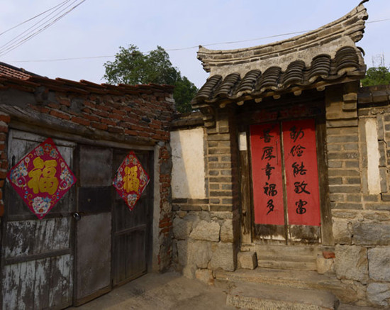 The home of Wang Yaping is seen in Zhanggezhuang village, Shandong province. [Photo by Ju Chuanjiang/China Daily]