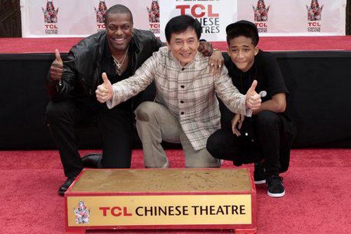 Jackie Chan has become the first Chinese actor to have his hands and feet cast in cement at the TCL Chinese Theatre, alongside generations of Tinsel town icons.