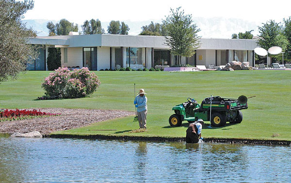 The Sunnylands estate just outside Palm Springs, California, is the venue of the summit. Xinhua 