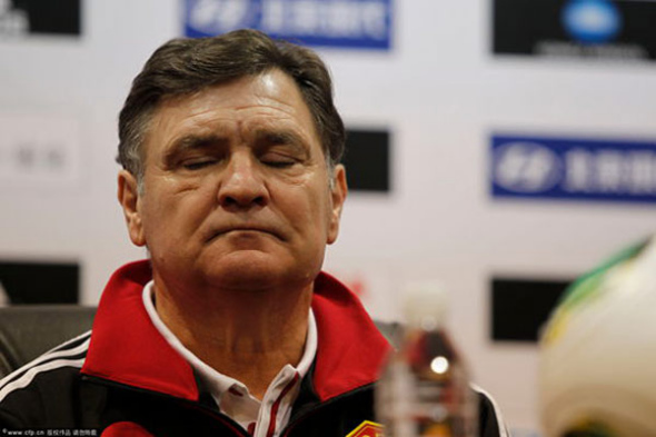 Jos Antonio Camacho.(Photo: china.org.cn)