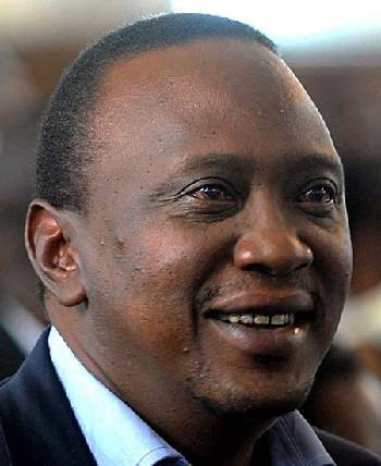Kenyan President Uhuru Kenyatta 