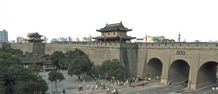 The Changle Gate is a well-preserved city wall built during the Ming Dynasty (1368-1644).
