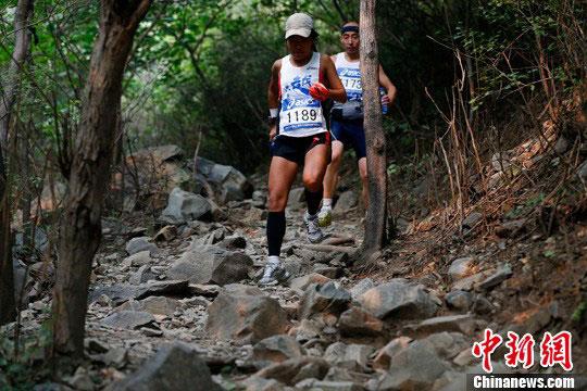 The annual Beijing international marathon is not until next month, but there was a long distance race held in the capital this weekend -- the Beijing  Mountain Marathon.