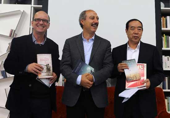 Celebrated Chinese author Jia Pingwa attends Frankfurt Book Fair