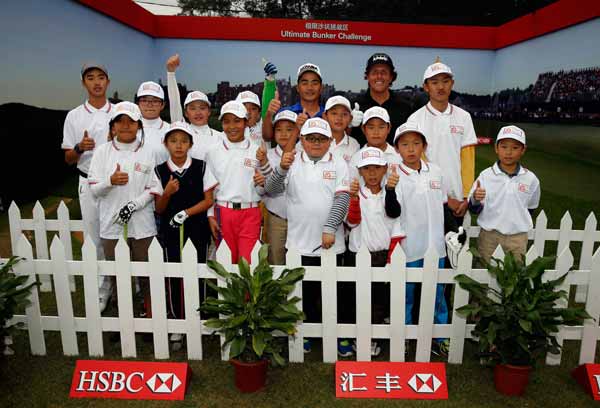 Mickelson & Wenchong Masterclass---WGC HSBC Champions