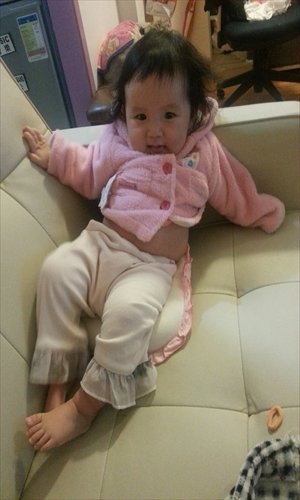 This undated photo shows the 6-month-old baby. Photo: Courtesy of the Hong Kong Police Force