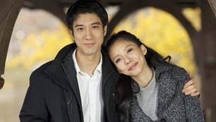 Chinese-American singer-songwriter Leehom Wang and his girlfriend Li Jinglei. [Photo/china.org.cn]