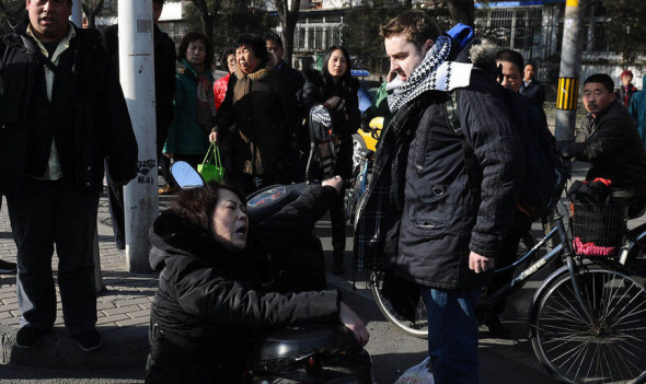 Rumor No 1: A woman accused a foreigner who helped her