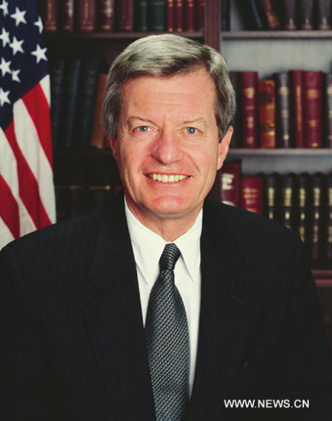 Photo provided by Max Baucus's office shows the portrait of Max Baucus. US President Barack Obama on Friday announced his nomination of senator Max Baucus as the new U.S. ambassador to China to replace Gary Locke, who will step down early next year. (Xinhua)