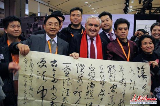 From ink landscape paintings to the exotic Tangka scroll paintings from Tibet, a large exhibition focusing on China has been unveiled at the Louvre in Paris.