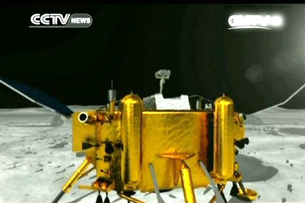 The Yutu rover and the Chang’e-3 lander began functioning again over the weekend. Both had become dormant to ride out the harsh conditions on the moon.