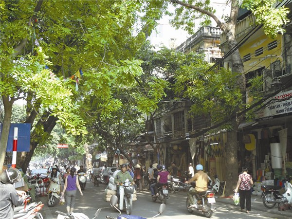 Hanoi's Old Quarter, a maze of streets packed with restaurants, cafes, hotels and shops, is busy, noisy and scenic.