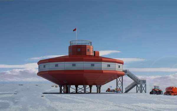China's fourth Antarctic research base Taishan station in this undated photo. [Photo/Xinhua]