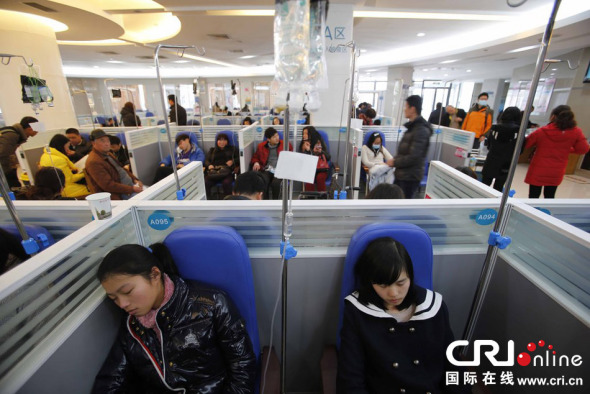 More than 400 students in east China's Zhejiang province have been infected with norovirus, a common cause of viral gastroenteritis, local authorities said Wednesday. (Photo source: CRI Online)