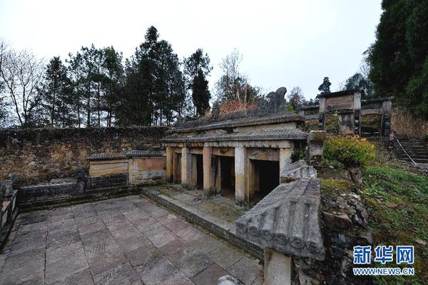 An ancient Tu Si tomb in Hubei Province (Xinhua)