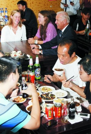 Yaoji Chaogan Restaurant, the Beijing eatery where US Vice-President Joe Biden dined on Aug 19, 2011. [File Photo]