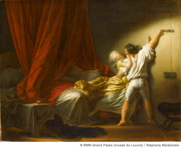 The Bolt, Jean Honore Fragonard, Louvre