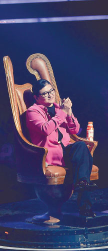 Veteran singer-songwriter Liu Huan is one of the four judges in the Chinese television talent show Sing My Song. Photo provided to China Daily