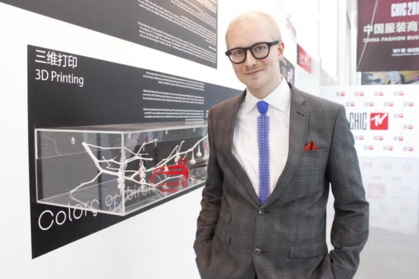 Finnish designer Pekka Salokannel. Provided to China Daily