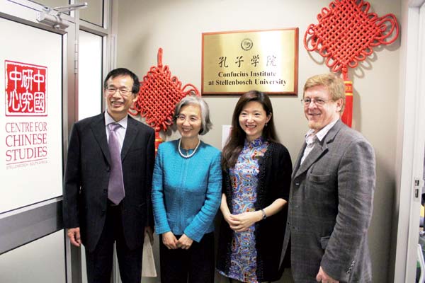 Robert Kotze, co-director of the Confucius Institute at Stellenbosch University in South Africa, says universities provide a stable environment and an eager audience. Provided to China Daily 