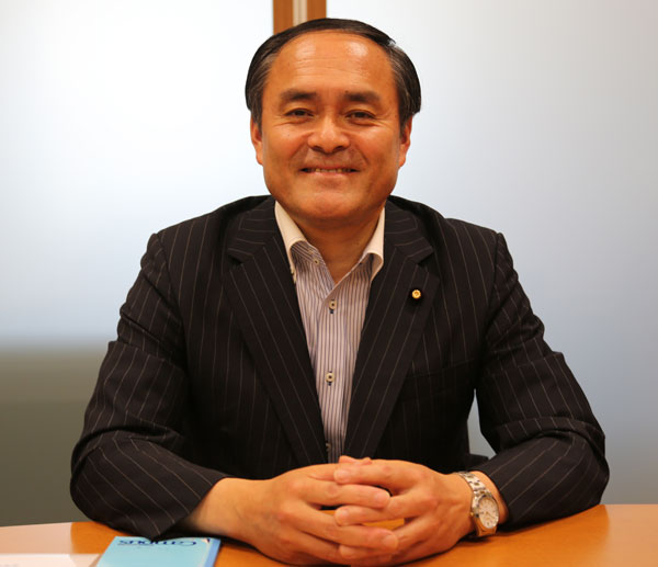 Tadatomo Yoshida, Japan's Social Democratic Party leader.