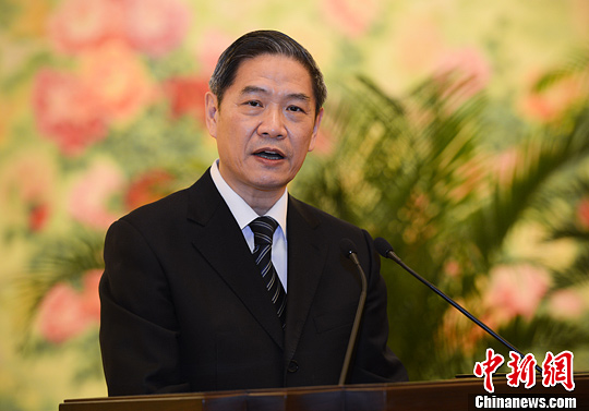 Zhang Zhijun, director of the State Council Taiwan Affairs Office, will become the first official in this position to visit Taiwan. [Photo/China News Service]