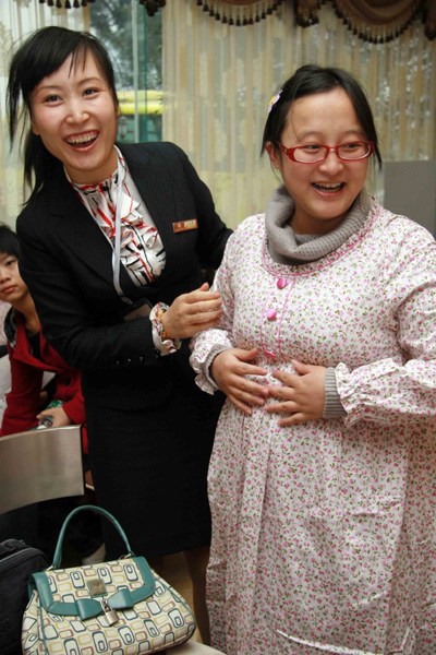 An expectant mother at the Angel Hospital in Chengdu, Sichuan province. All the hospitals are run by Putian-based healthcare tycoons. Huang Jiaming / for China Daily