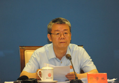 Zheng Xuelin, chief judge of the tribunal for environment cases under the Supreme People's Court. (Photo/Chinanews.com) 