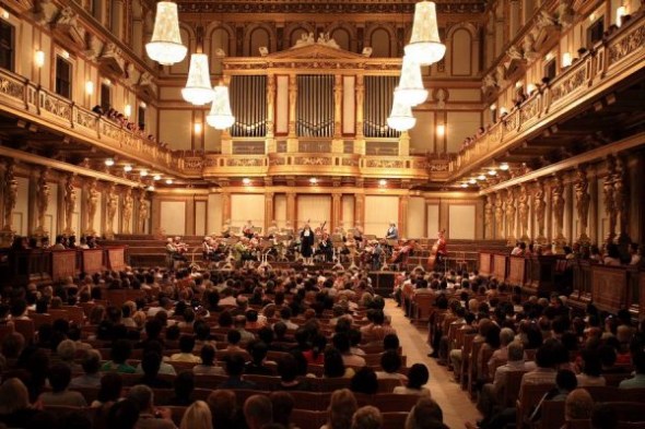 Vienna's Golden Hall [File photo/China.org.cn]